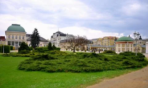 Franzensbad spa in the Czech republic Stock Photos