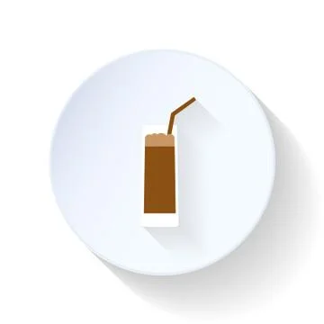 Frappe flat icon Stock Illustration