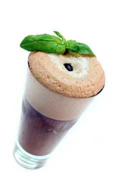 Frappe isolated on white background Stock Photos
