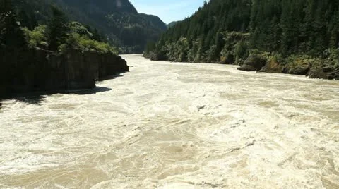 Fraser Canyon, River Rapids Stock-Footage 22997704