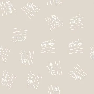 Fraser island line seamless pattern Illustrazione stock
