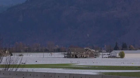 Fraser Valley farmers fields Vídeo Stock 165490035