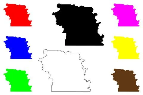 Fraser Valley Regional District (Canada, British Columbia or BC Province, Nor Stock Illustration
