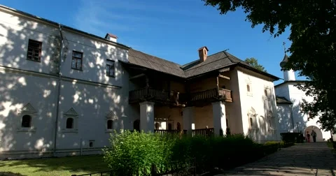 Fraternal corps in Saviour Monastery of St Euthymius. Suzdal Stock Footage 64876559