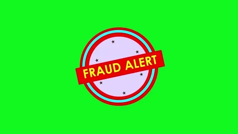 Fraud Alert Animation Overlay with Skull and Crossbones Symbol. 動画素材 328117067