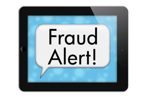 Fraud alert Stock Illustration