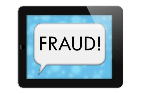Fraud alert Stock Illustration