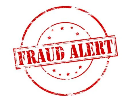 Fraud alert Stock Illustration