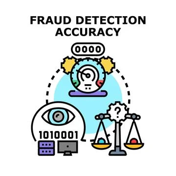 Fraud detection accuracy for secure digital transactions Stock Illustration