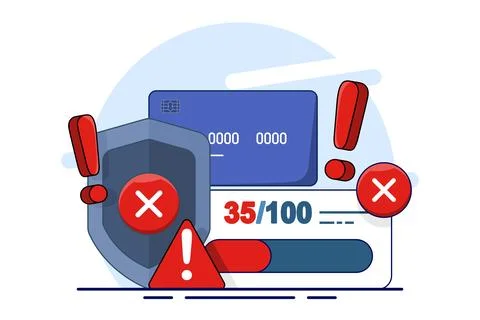 Fraud detection concept Stock Illustration