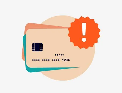 Fraud Detection icon. Guard against bank card fraud and unauthorized Stock Illustration