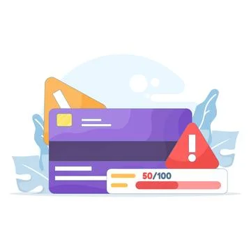 Fraud detection in payment cards 스톡 일러스트