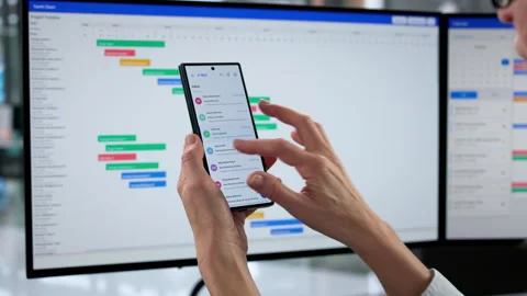 Fraudulent Text Message Email With Link Stock Footage 329302314