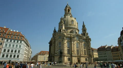Frauenkirche Dresden Stockbeeldmateriaal 65004302