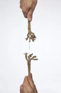 Frayed rope Stock Photos