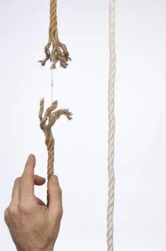 Frayed rope Stock Photos