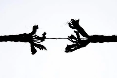 Frayed rope Stock Photos