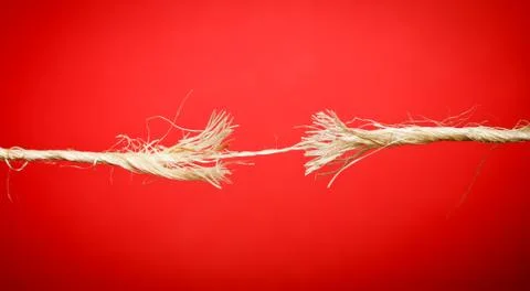 Frayed thread Stock Photos