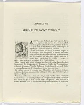 Frdric Mistral: Mmoires et Recits by Frdric Mistral: still life (page 197),.. Stock Photos