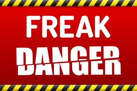 FREAK - Factoring RSA Export Keys Security attack warning banner with shadow Stockillustratie
