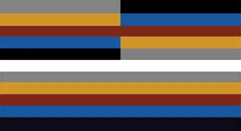 Freak flag fetish Pride vector illustration. イラスト素材