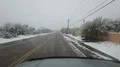 freak storm driving in a desert snow storm seq-2-1 Video HD