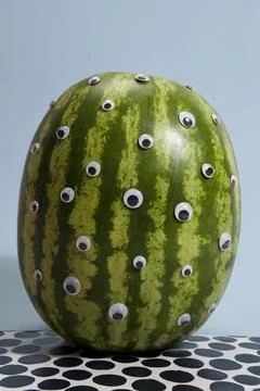 Freak watermelon Stock Photos