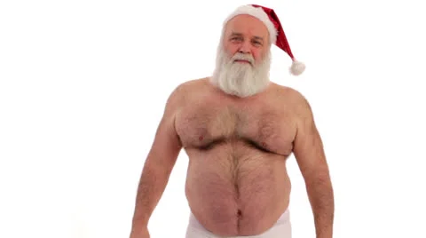 Freaky Santa Claus Stock Footage 24631343