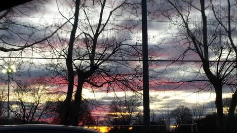 Freaky sky 스톡 사진