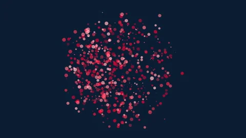 Freckles in the dark close-up of red dots on obscured face Stock Footage 316799734