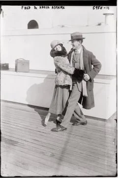 Fred and Adele Astaire 写真素材