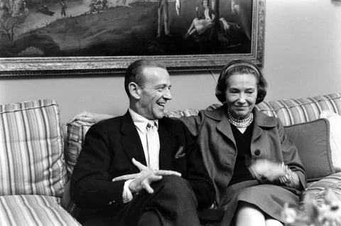Fred And Adele Astaire, USA 스톡 사진