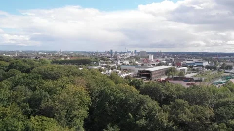 Fredenbaumpark, Aerial shot Stock Footage 233473108