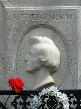 A Frederic Chopin grave Stock Photos