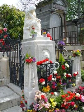 A Frederic Chopin grave Stock Photos