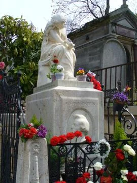 A Frederic Chopin grave Stock Photos