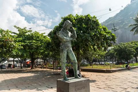 Frédéric Chopin Statue Stock Photos