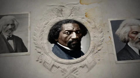 Frederick Douglass Scrapbook 01 Video stock 201570290