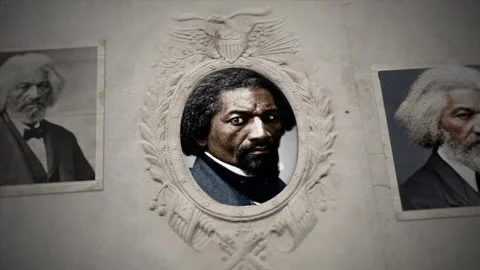Frederick Douglass Scrapbook 04 Video stock 201570274