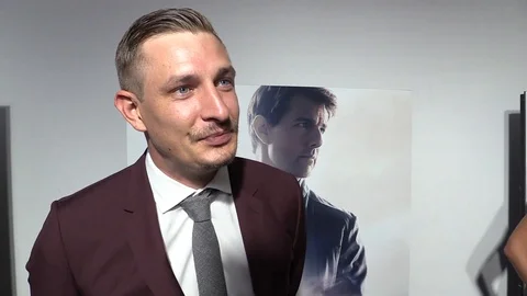 Frederick Schmidt attending UK premiere of 'Mission: Impossible– Fallout' - 2018 Stock Footage 101206478