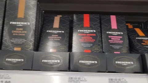 Fredericks Chocolate Candy Video stock 201437235