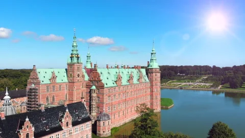 Frederiksborg Castle, Denmark Stock Footage 158426256