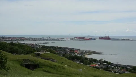 Frederikshavn, Denmark - June 12, 2026: Scenic view of coastal town in Jutland Stock-Footage 337737343
