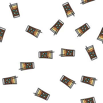 Fredo coffee vector seamless pattern イラスト素材