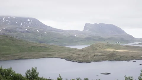 Fredvang view from the top Stock Footage 283559774