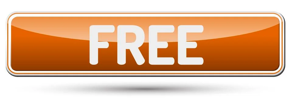 FREE - Abstract beautiful button with text. Stock Illustration