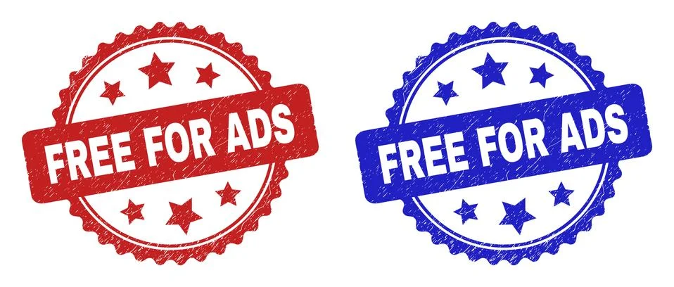 FREE FOR ADS Rosette Watermarks Using Scratched Surface Stock Illustration