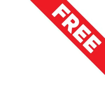 Free advertisement banner Stock Illustration