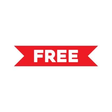Free advertisement banner Stock Illustration
