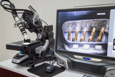 Free angle observation system machine Stock Photos